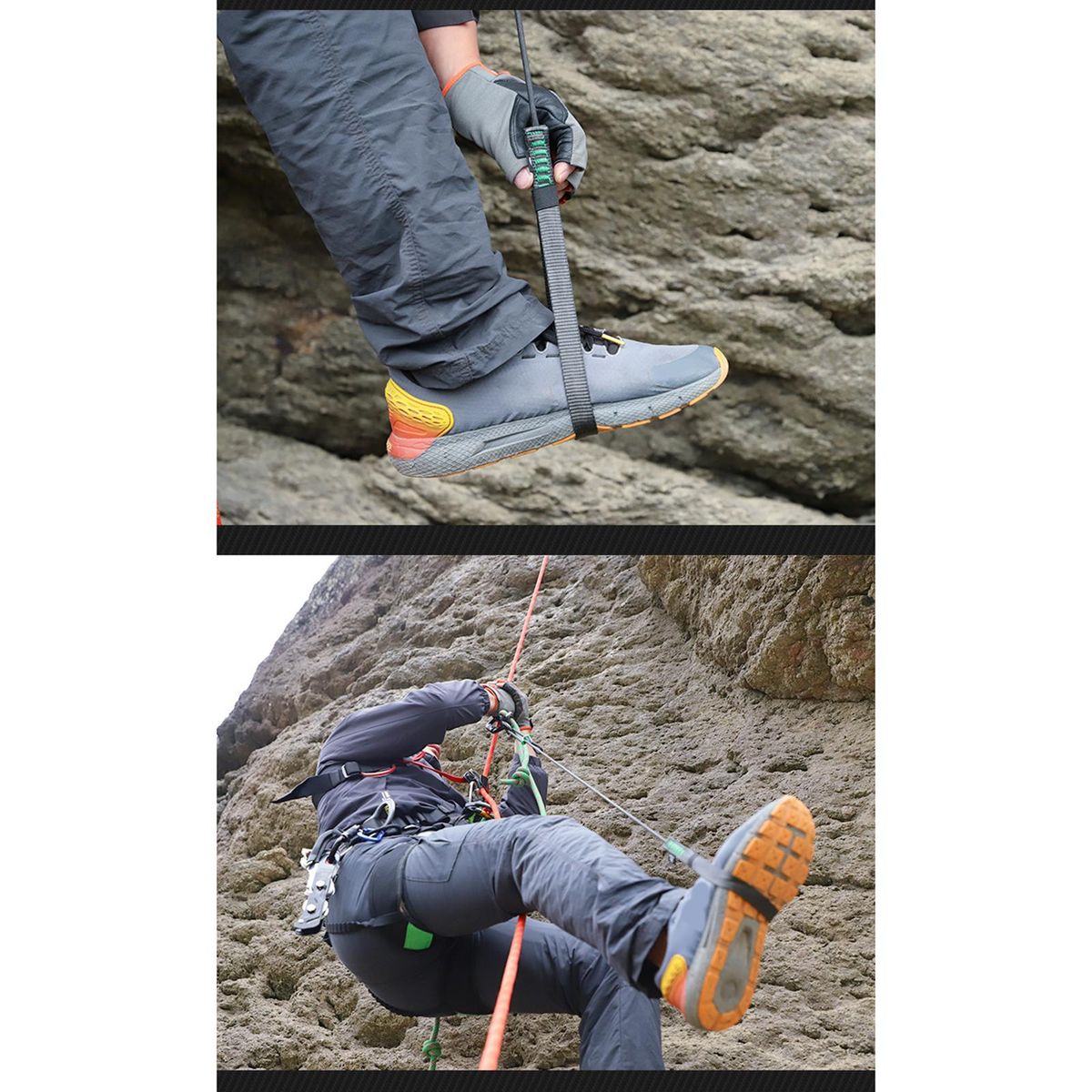 Climbing Foot Loop Ascender Adjustable Foot Belt
