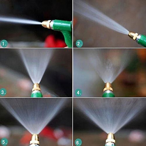 15M High Pressure Garden Car Hose Spray Washing Water Gun Sprayer Cleaner Nozzle(Red)