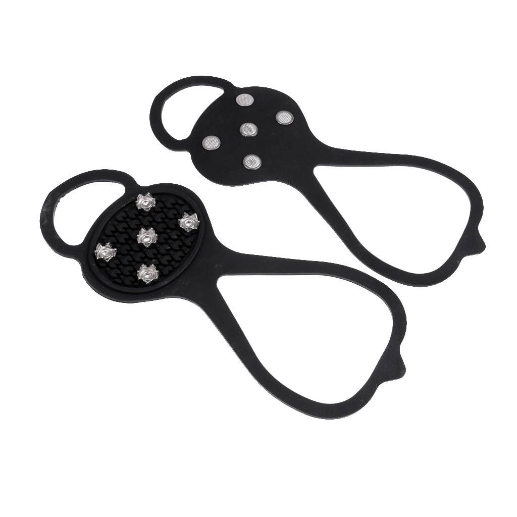 Anti Slip Snow Ice Cleats Studs Crampons Grippers Traction Spikes