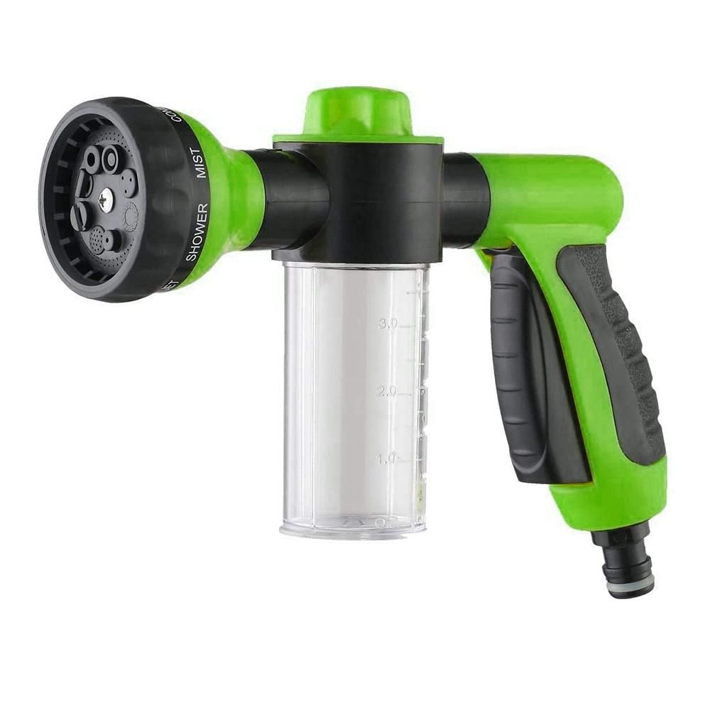 Automobile Car Wash Foam Pot Car High Pressure Car Wash Sprayer Portable Household Car Wash Foamer Green