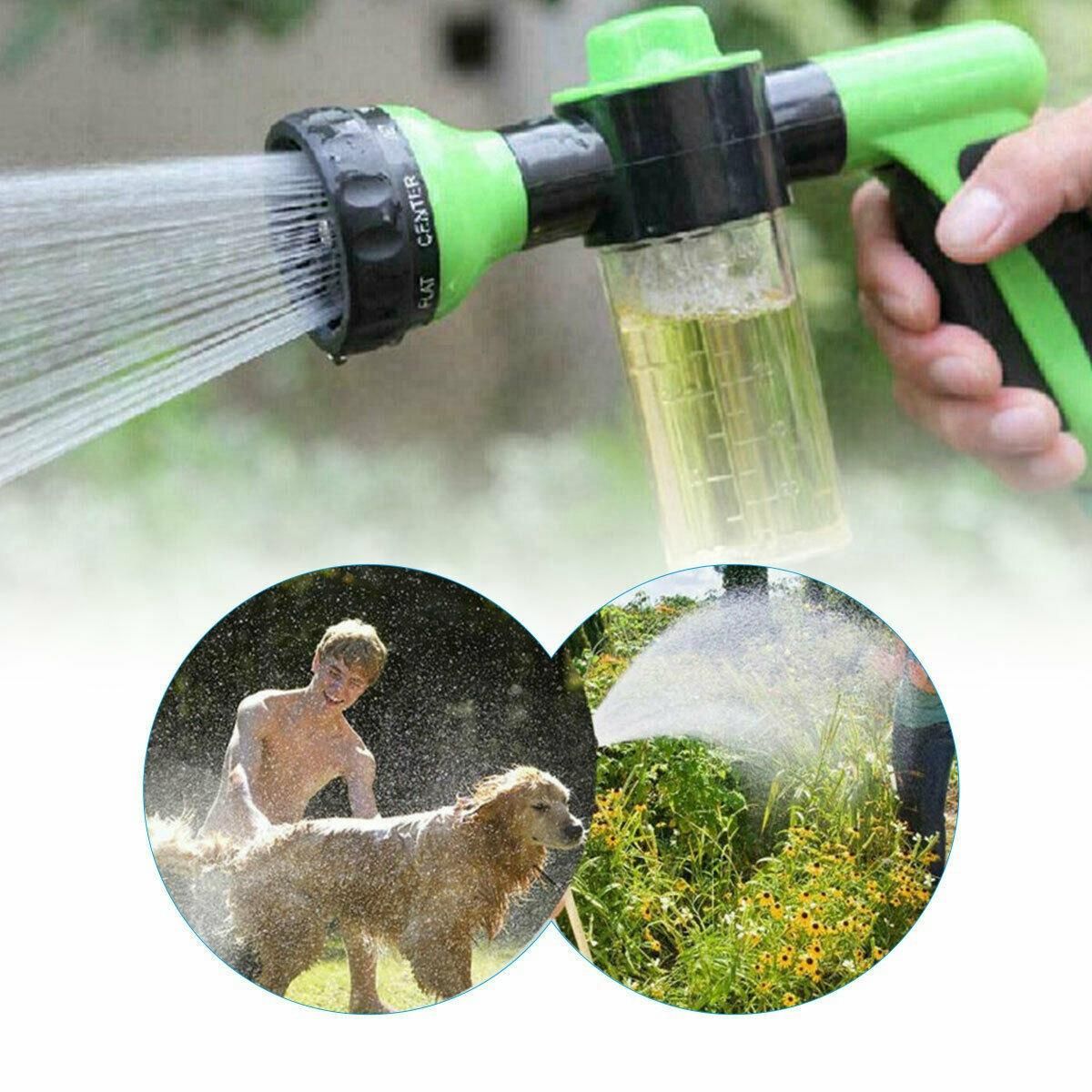 Automobile Car Wash Foam Pot Car High Pressure Car Wash Sprayer Portable Household Car Wash Foamer Green