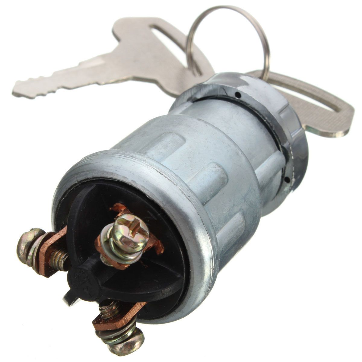 Universal Replacement Ignition Switch Lock Cylinder With Keys Tool For Car Auto