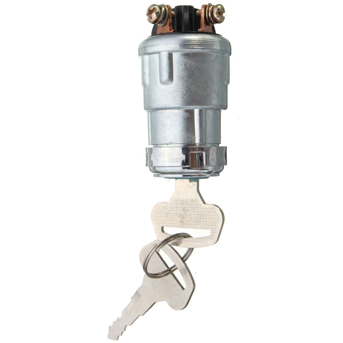 Universal Replacement Ignition Switch Lock Cylinder With Keys Tool For Car Auto