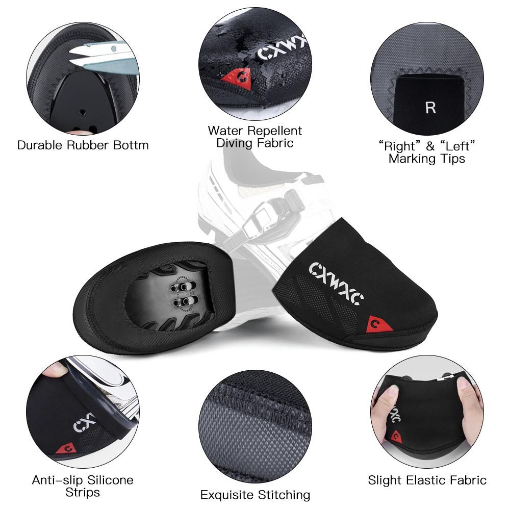 Cycling Bike Shoe Toe Cover Men Women Bicycle Shoes Covers for MTB Road Bike