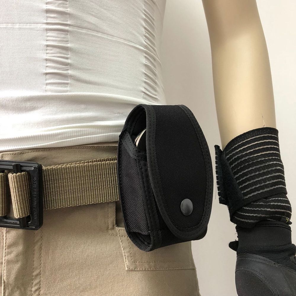 Handcuff Holder Snap Handcuff Sheath Holster Cuff Case Pouch