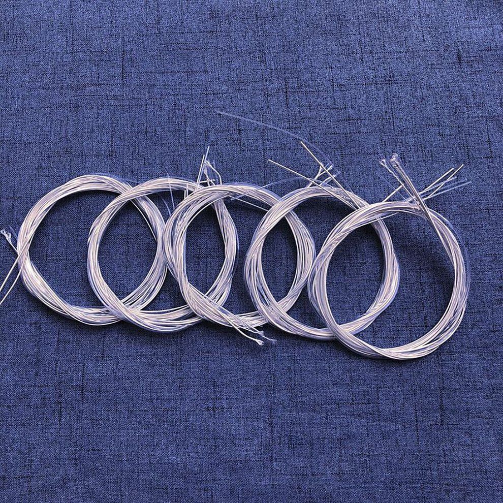 Classical Guitar Strings 6pcs/set Silver-Plated Copper Clear Nylon Strings