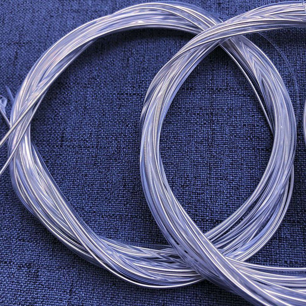 Classical Guitar Strings 6pcs/set Silver-Plated Copper Clear Nylon Strings