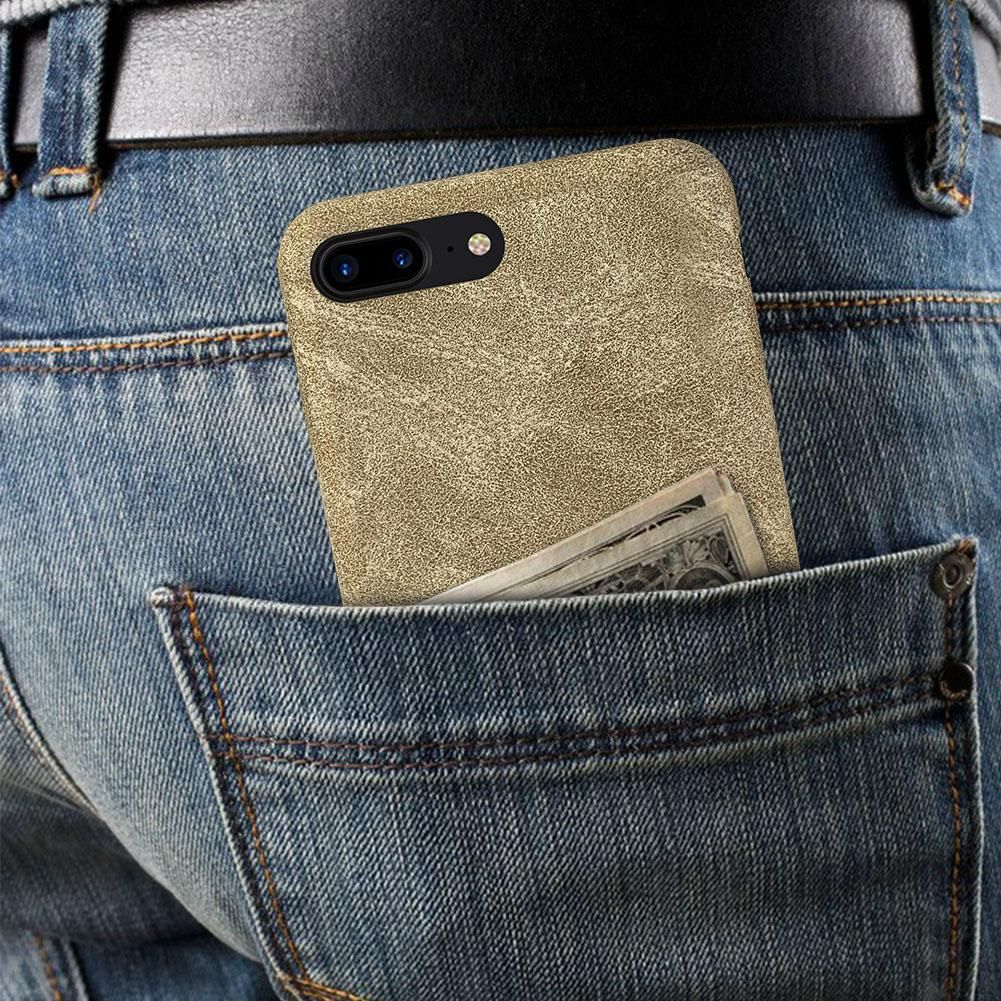 dodocool PU Leather Phone Wallet Case Protective Shell with Credit Card Holder Slot for 5.5-inch iPhone 7 Plus / iPhone 8 Plus Khaki