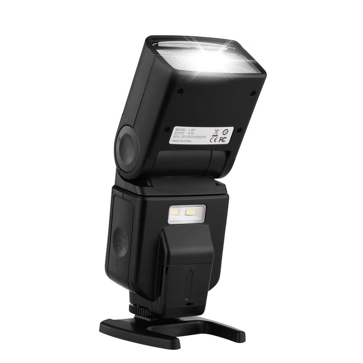 Andoer Universal Flash Speedlite GN40 Adjustable LED Fill Light On-camera Flash With Bracket Replacement for Canon Nikon Olympus Pentax DSLR Cameras