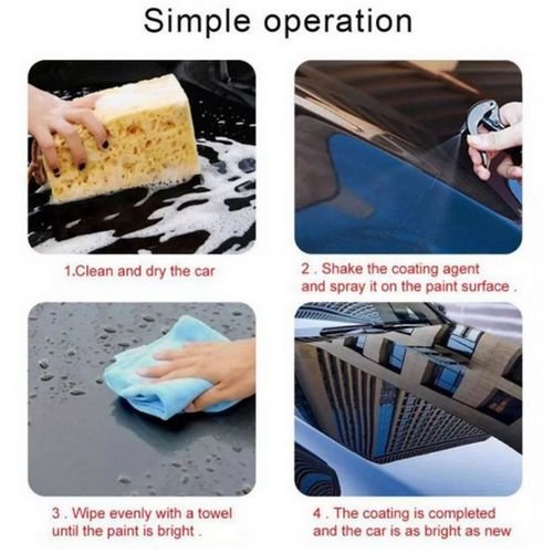Nano Ceramic Car Coating Spray Slight Scratch Removal-500ML