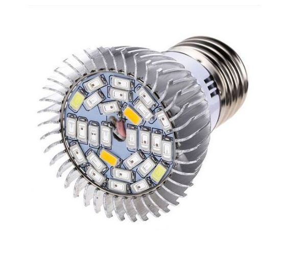 Mini AC85-265V 28W E27 500lm Full Spectrum Led Flower Growin