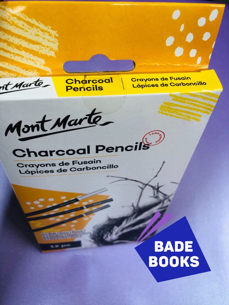 Charcoal Pencils X 12 Pieces