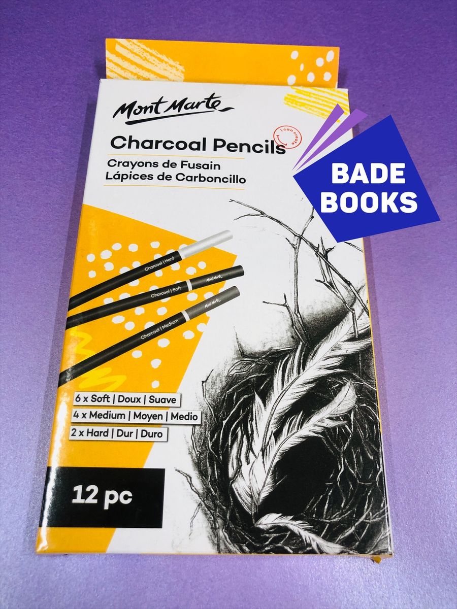 Charcoal Pencils X 12 Pieces