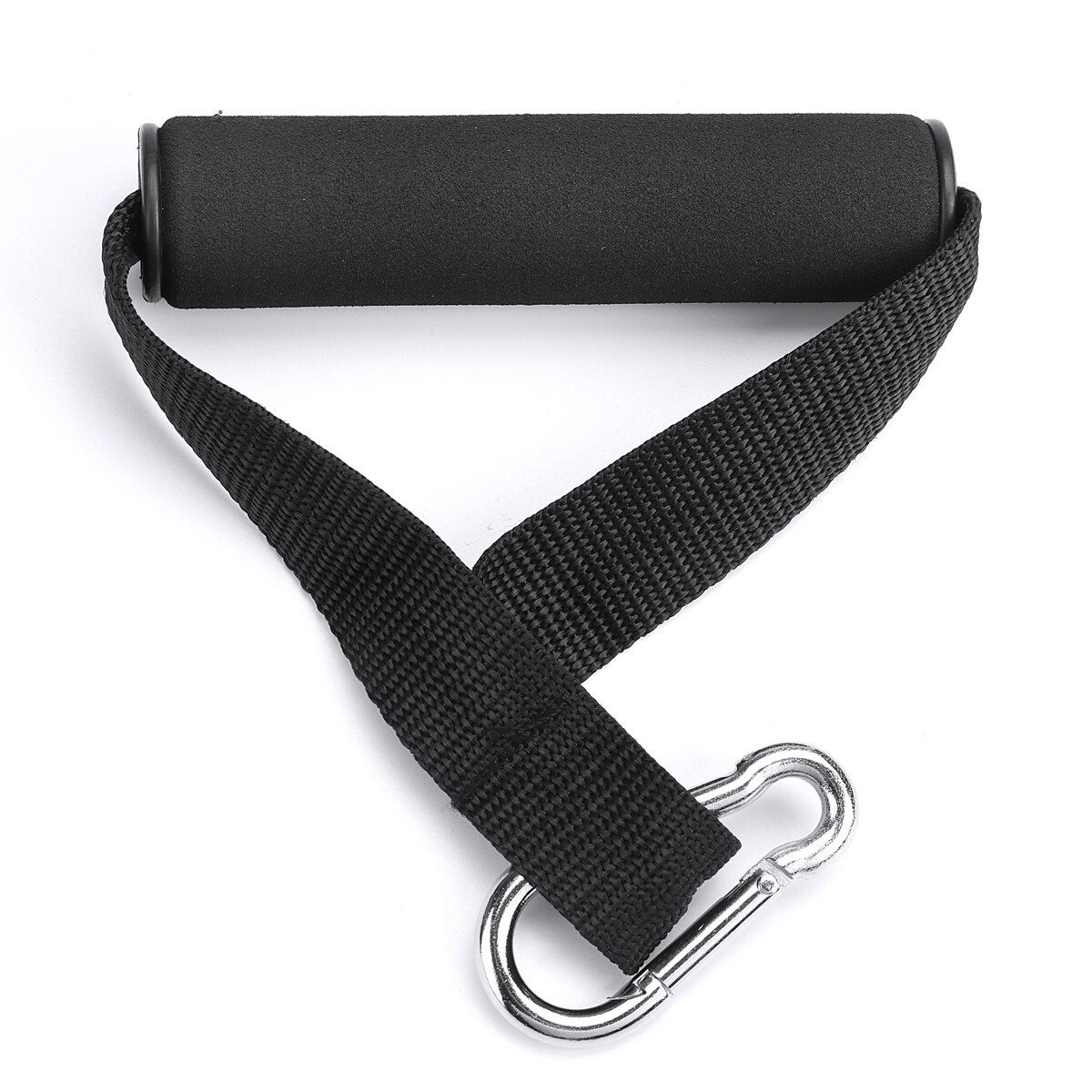 Fitness Resistance Bands Latex Pull Band Elastic Rope Strength Training Tensioner Handles & Door Anchor For Body Stretching/Powerlifting Black 2 X Grip Handles + 1x Door Anchor