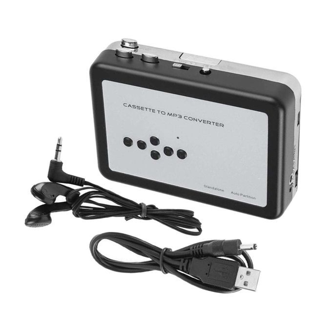 USB Tape Converter Hifi Stereo Tape Player Plastic Material Tape To