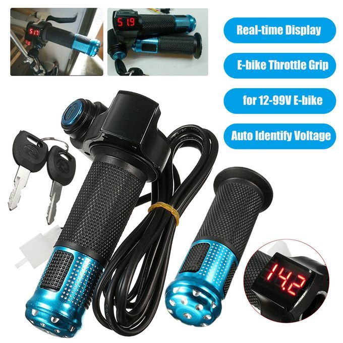 Electric E-bike Bicycle Throttle Grip Scooter Handlebar