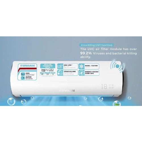 Split Unit Gen Inverter Air Conditioner With Installation kits - 1.6hp