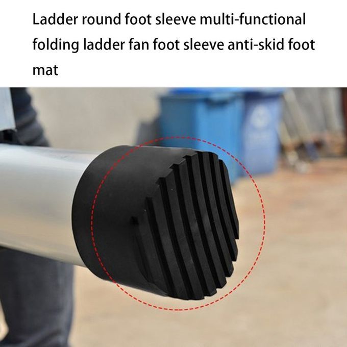 Ladder Round Foot  Over Exquisite Durable Multi-fun Tional Folding Ladder Mat-bla K-60MM