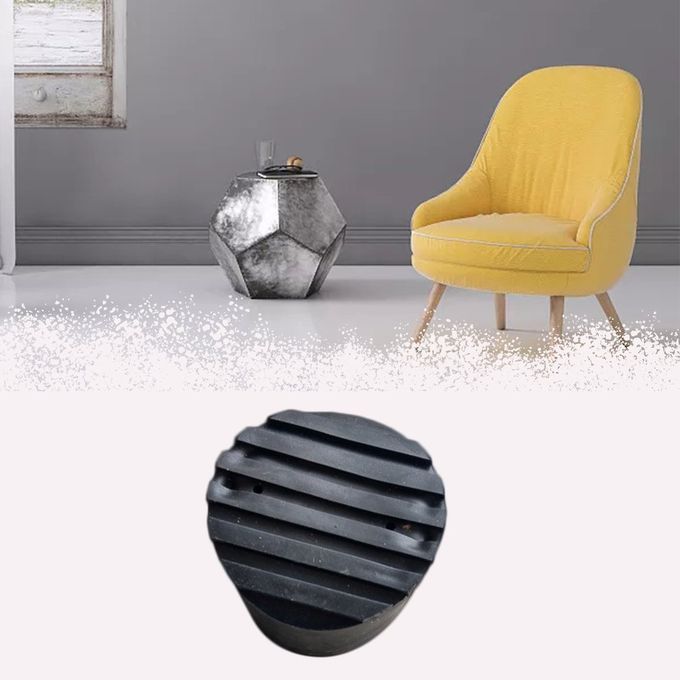 Ladder Round Foot  Over Exquisite Durable Multi-fun Tional Folding Ladder Mat-bla K-60MM