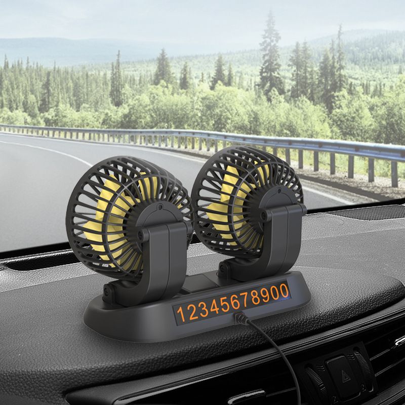 12v Car Dashboard Cooling Fan