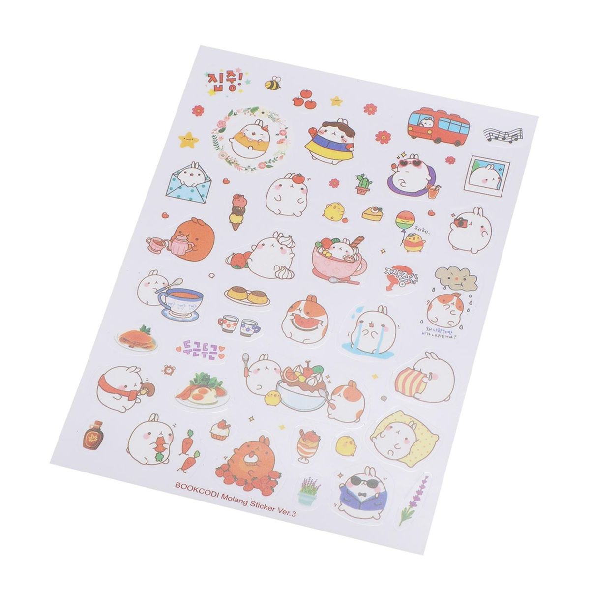 6 pcs/pack Korea Creative Cartoon Potato Rabbit Series Sticker