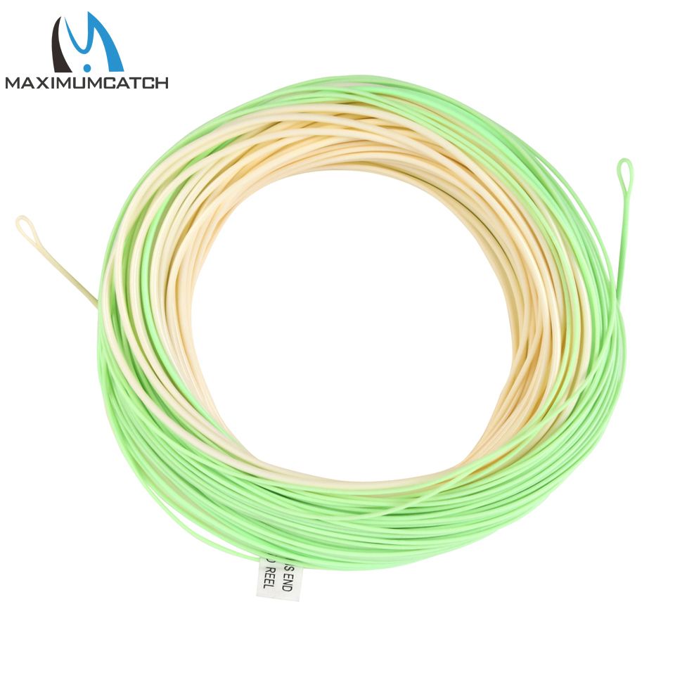 100FT Switch Fly Fishing Line Double Color 4-8WT Weight Forward Floating Fly Line