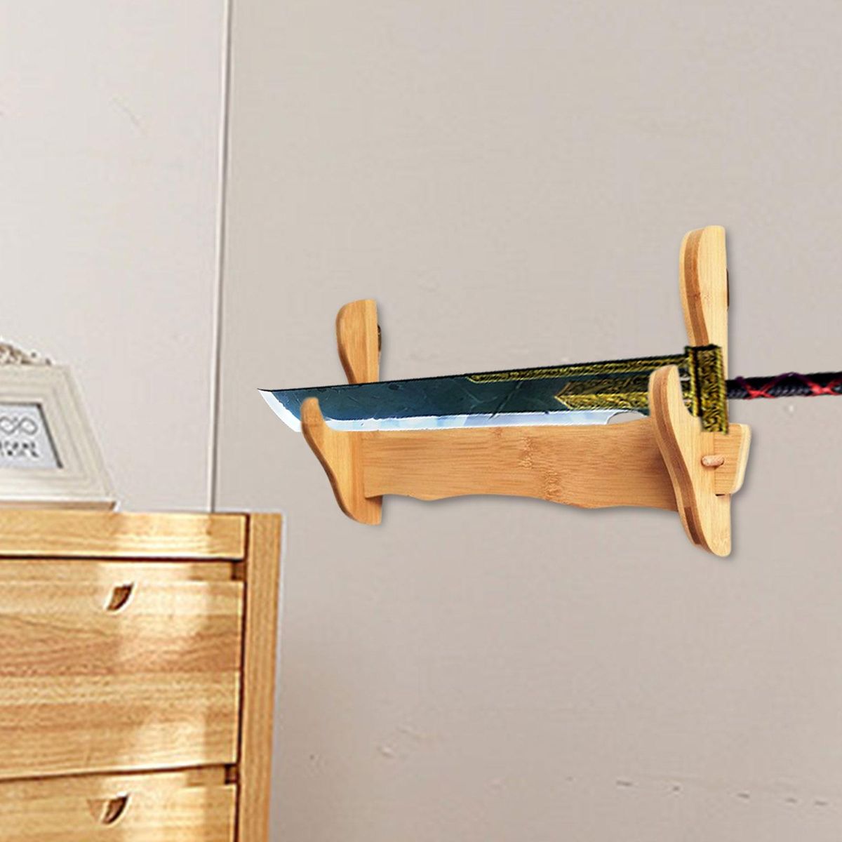 Samurai  Holder Stand Wall Mount Horizontal 19.5cmx35cm