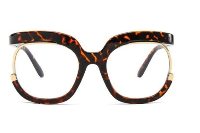 Anti Blue Rays Computer Glasses - Vintage Brown Frame