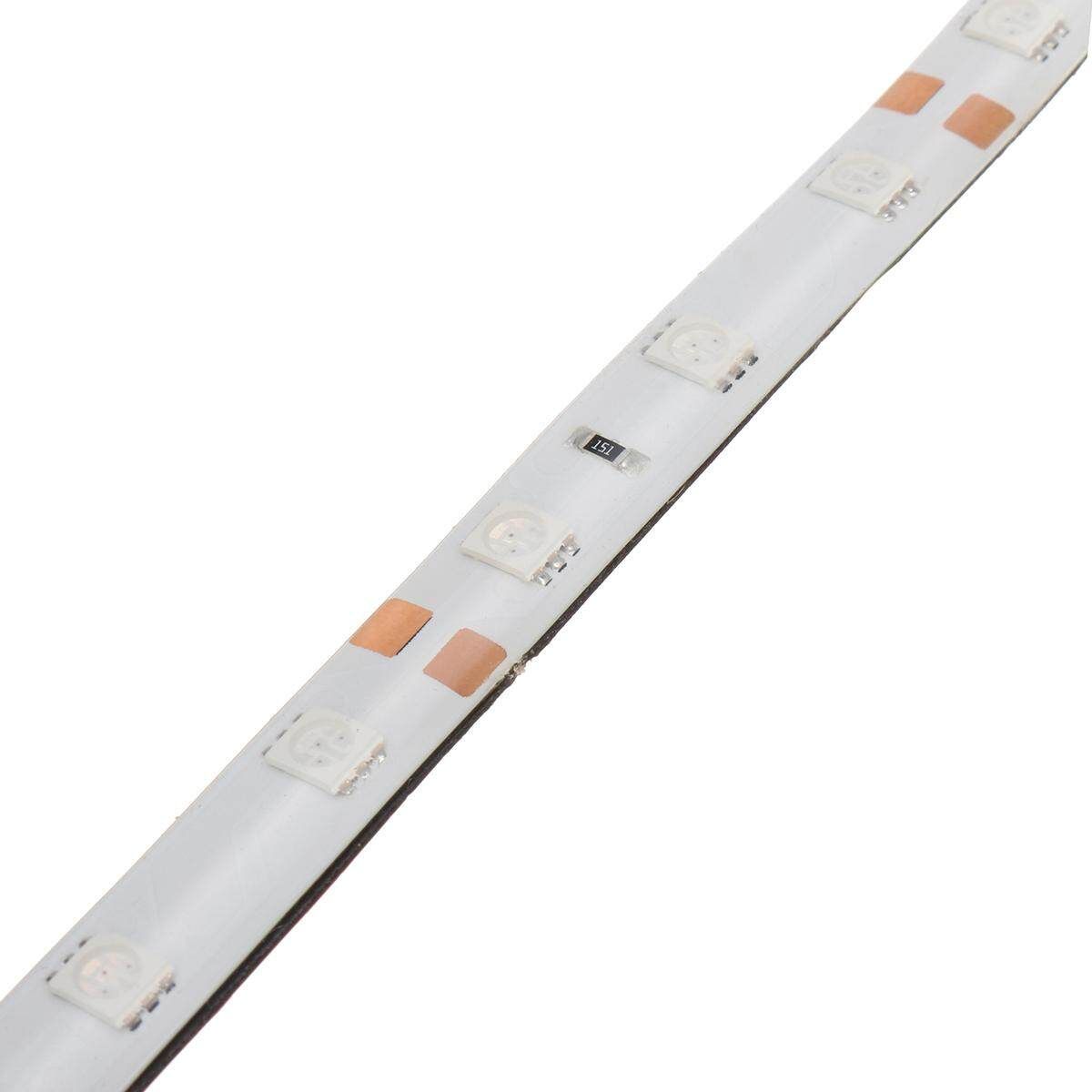4pcs 30cm 5050 15LED Link Strip Lights And Plug Under Kitchen Cupboard Cabinet (Green) Green