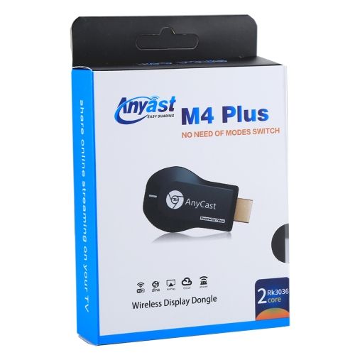 M4 Plus Wireless WiFi Display Dongle Receiver Airplay Miracast DLNA 1080P HDMI TV Stick For IPhone, Samsung, And Other Android Smartphones