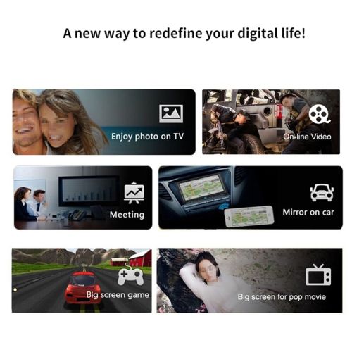 M4 Plus Wireless WiFi Display Dongle Receiver Airplay Miracast DLNA 1080P HDMI TV Stick For IPhone, Samsung, And Other Android Smartphones