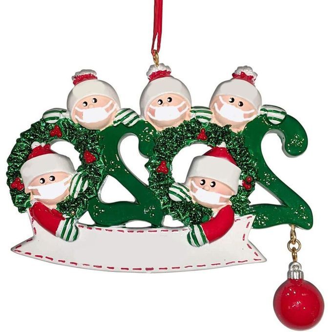 Hristmas Ornaments DIY Name Greetings  Hristmas Birthdays Party De Oration-multi Olor-5 People