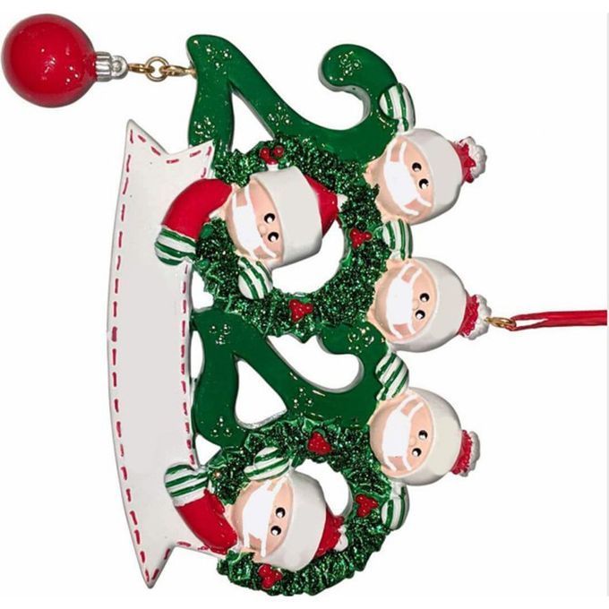 Hristmas Ornaments DIY Name Greetings  Hristmas Birthdays Party De Oration-multi Olor-5 People