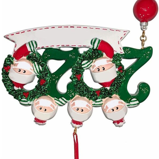 Hristmas Ornaments DIY Name Greetings  Hristmas Birthdays Party De Oration-multi Olor-5 People