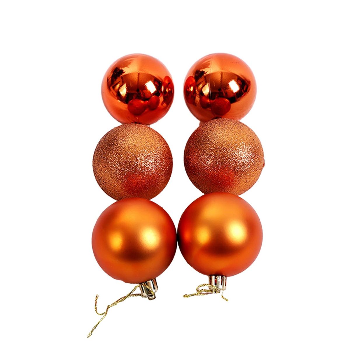 Christmas Decoration Plating Ball Sparkling Holiday for Festive Red Bronze