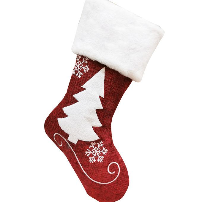 Snowflake Christmas Tree Stocking Gift Chocolate Candy-