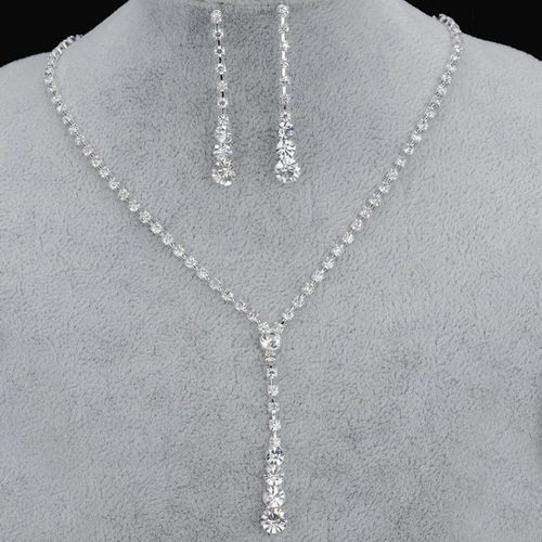 Jewelry Lovely Earring Jewellery Set - Silver