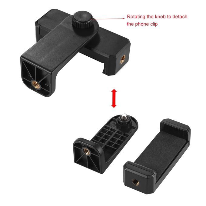 Mini Phone Tripod Stand Handheld Grip Stabilizer With Adjustable Smartphone Clip Holder Bracket For IPhone 7 Plus/7/6/6 Plus/6s For Samsung Galaxy S7/S6