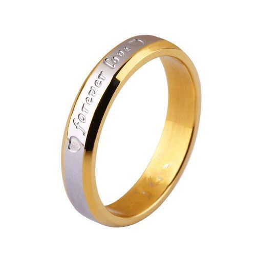Forever Love Lovers Couple Matching Ring Steel Finger Ring