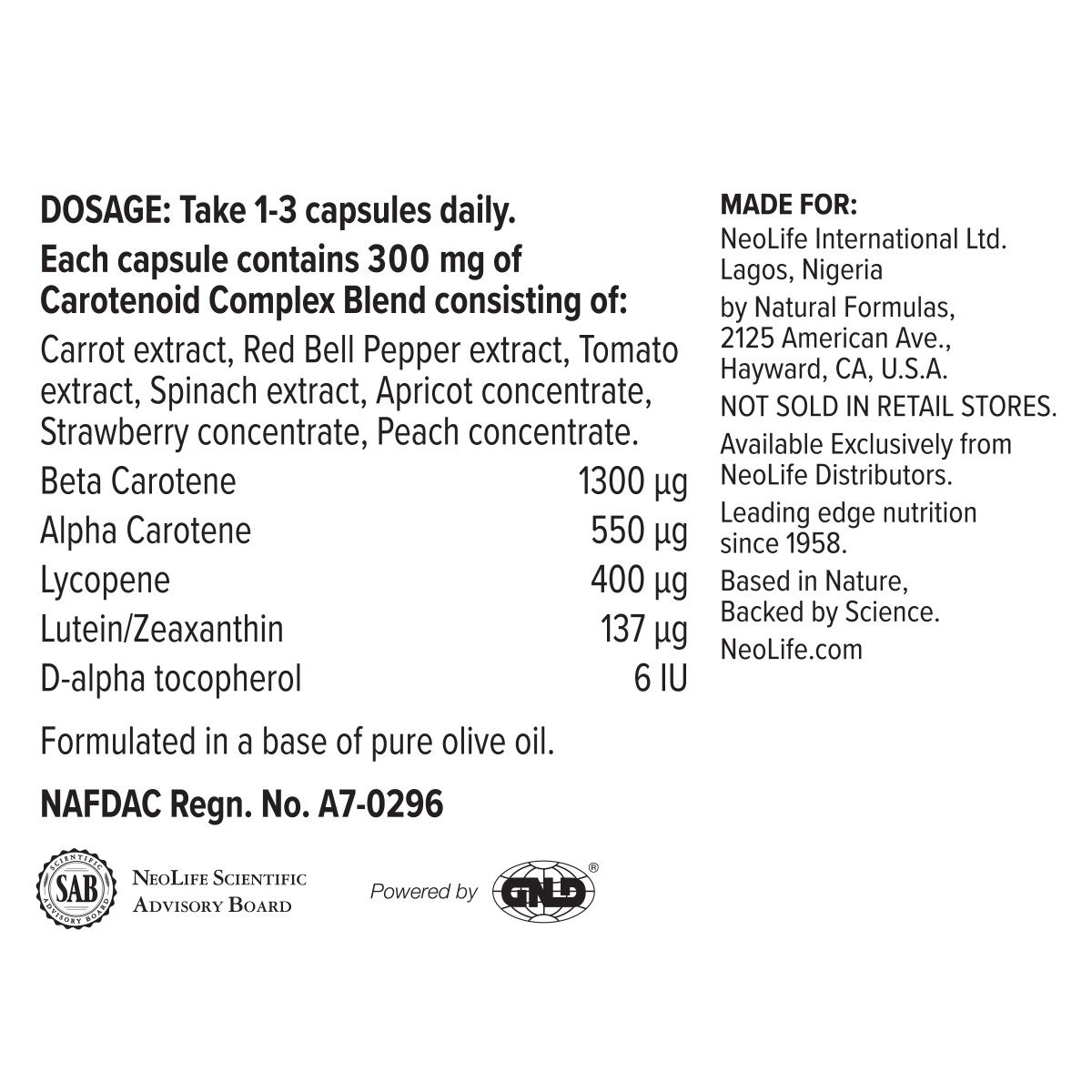 Carotenoid Complex - 30 Capsules