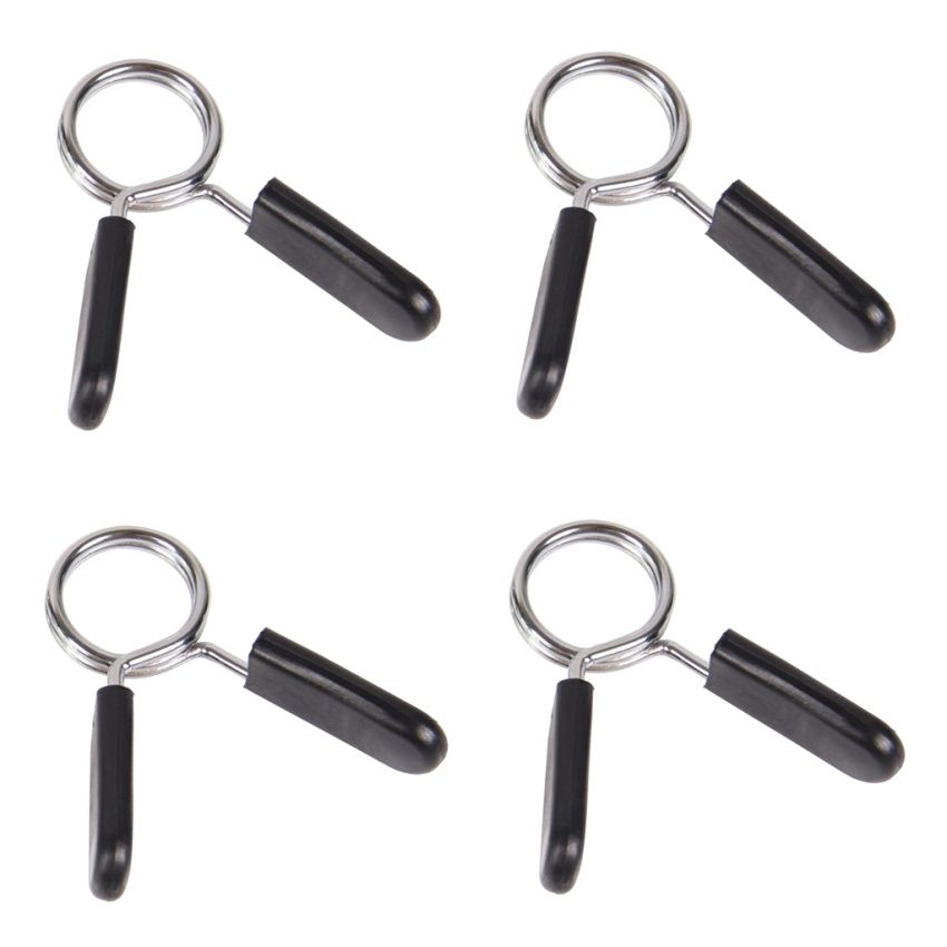 4Pcs Premium Barbell Spring Clamp Gym 24mm 1 Clips Quick Collar