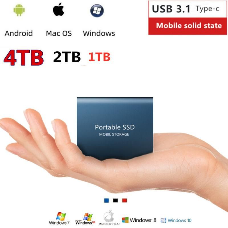 External hard drive USB 3.0, SSD, hard drive solid state