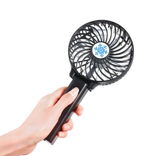 Rechargeable Fan Mini Operated Hand Held Coolin (Pink)4inch