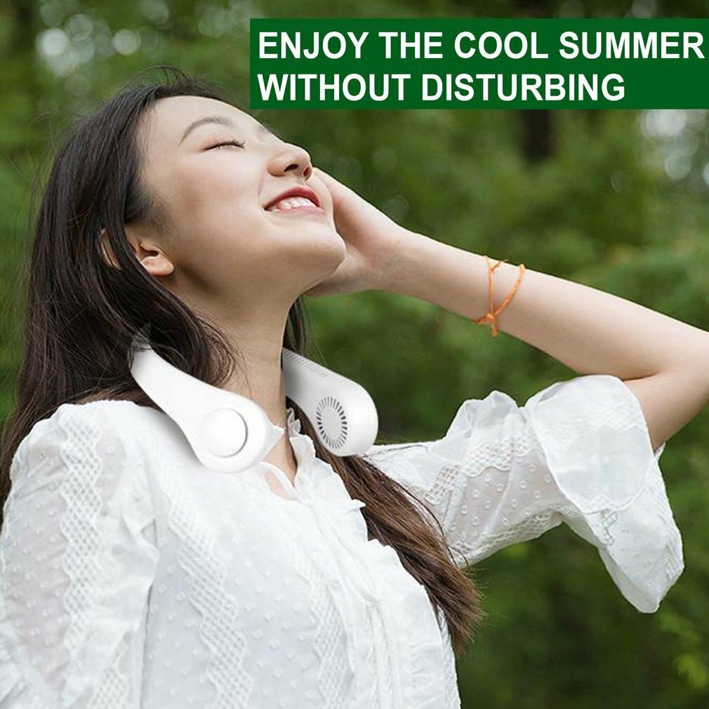 Portable Hands-Free Bladeless Neck Fan Rechargable