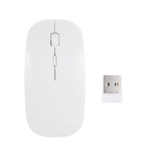 2.4G Wireless Mouse Portable Ultra-thin Mute Mouse 4 Keys