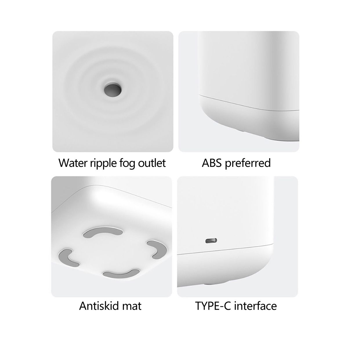 800Ml Air Humidifier LED Display Cool Maker 4H Power-Off