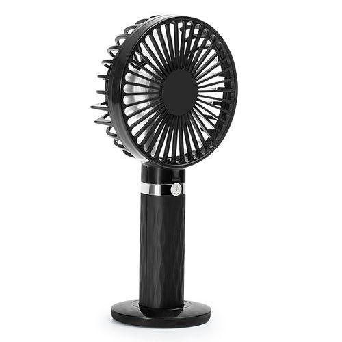 S8 Portable Mute Handheld Desktop Electric Fan(Black)