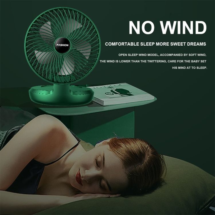 Folding Office Desktop Portable Small Fan, Size: 8 Inch