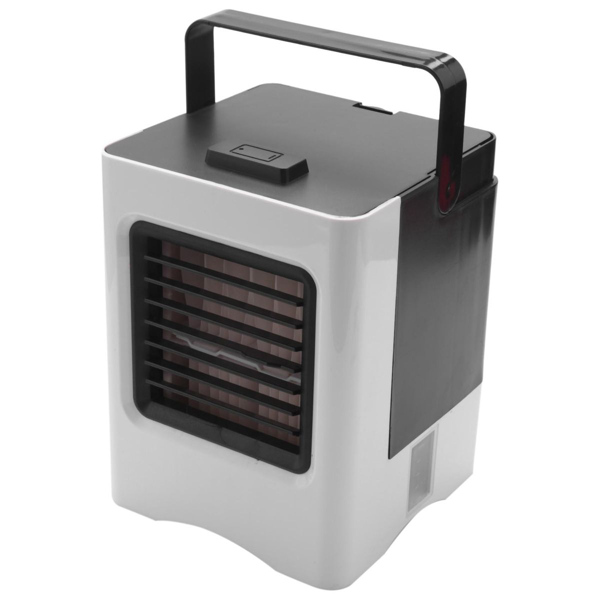 Air Conditioner Fan, 4 In 1 Small Personal Usb Air Cooler Mini Air Purifier Humidifier With Led Lights, Air Cooler Desk Fan Cooling With Portable Handle For Home Room Office