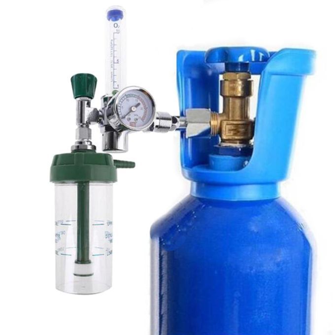 Oxygen Pressure Reducing Regulator Flowmeter Gauge Valve Buoy Type 1